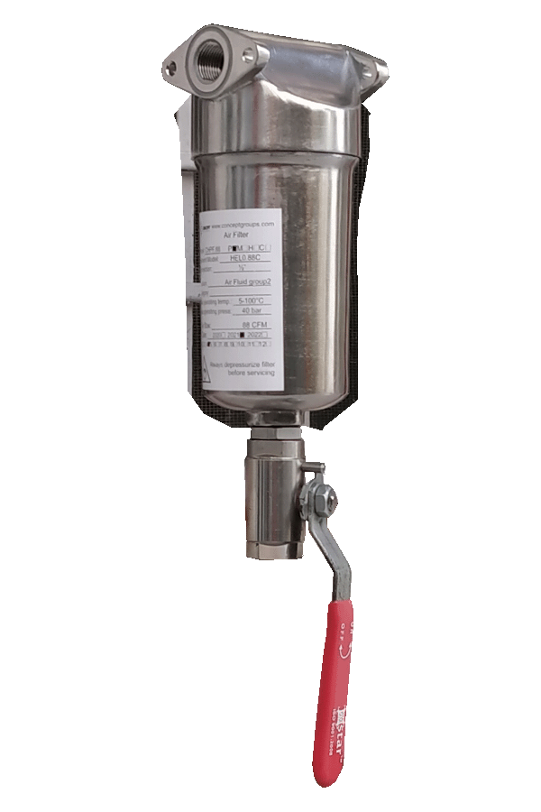 AIR LINE FILTER BACTERIA